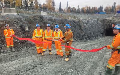 Wesdome Gold Mines a inauguré sa nouvelle rampe Presqu’île