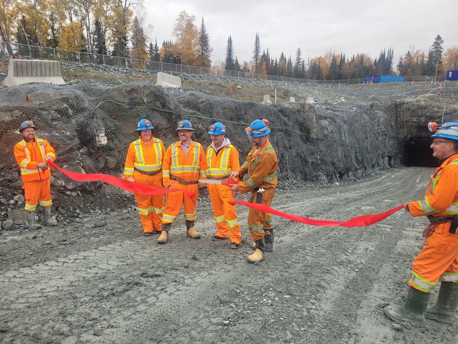 Wesdome Gold Mines a inauguré sa nouvelle rampe Presqu’île