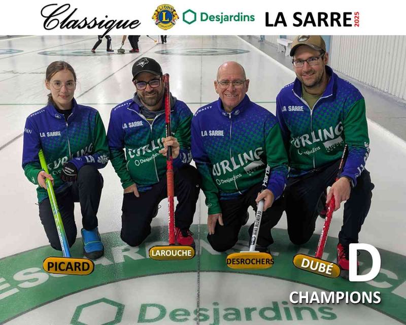 Tournoi de curling La Sarre - 2025 Champions D