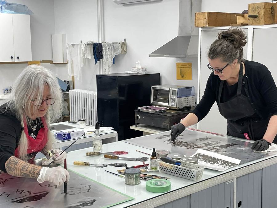 Atelier Les Mille Feuilles | Crédit Élise Massy