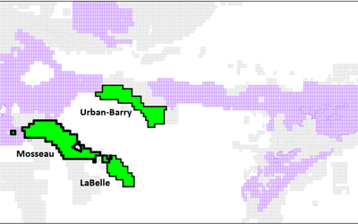 Localisation du projet : Ceinture de roches vertes urbaines de Barry