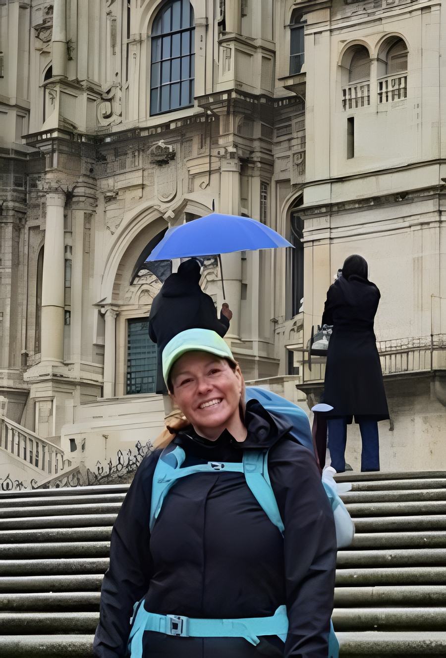 Karine Lavallée à Compostelle