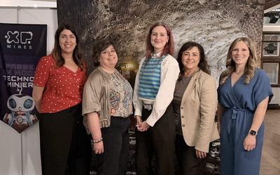 Lancement XPmines | Nancy Ross, Isabelle Albran, Marianne Prud'homme et Suzie Thériault