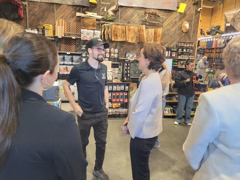 CAQ Christine Fréchette à Val-d'Or