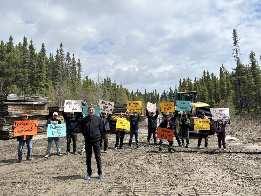 Lac Simon - Blocage projet minier Novador