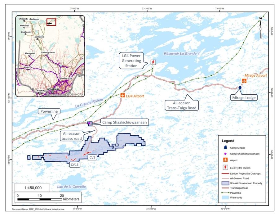 PMET resources - Projet Shaakichiuwaanaan - forage