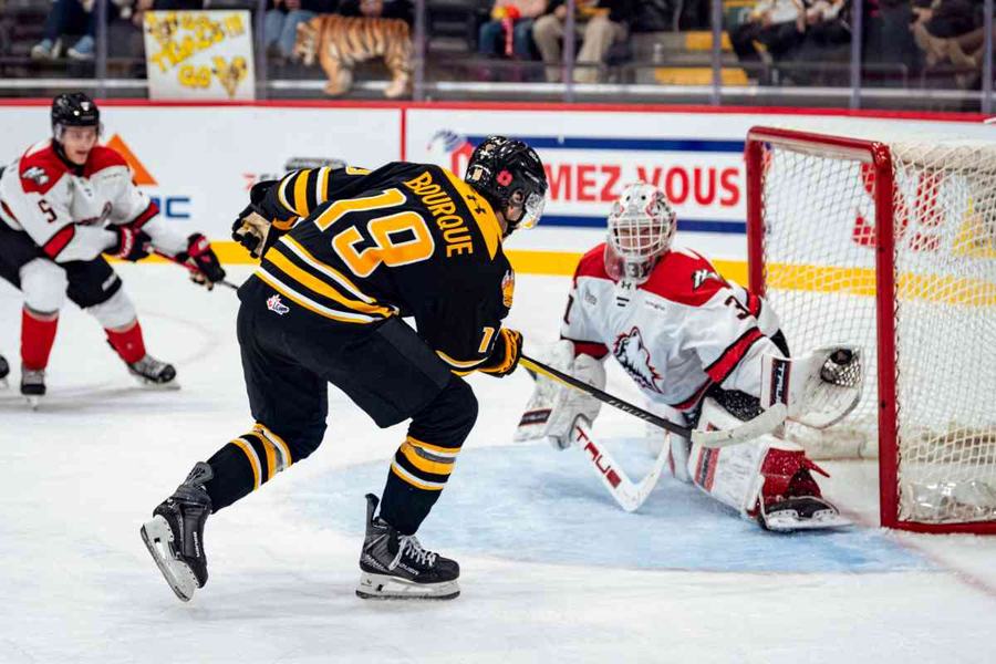 Les Huskies l’emportent à Victoriaville malgré l’indiscipline